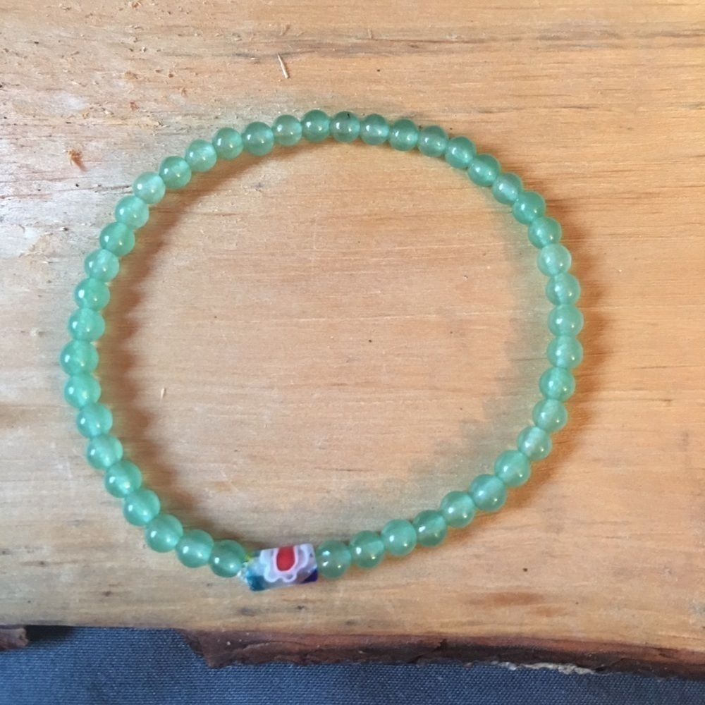 ❇️💚semiprecious aventurine mini bracelet